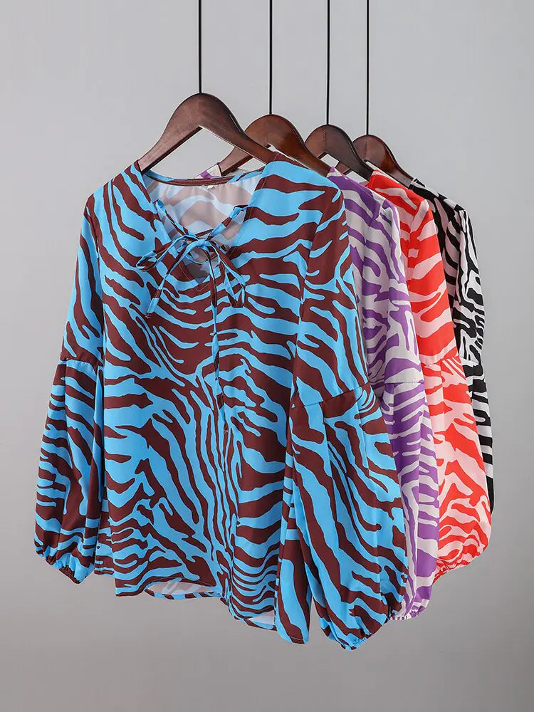 Zebra Blouse
